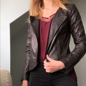 Trouvé real leather jacket